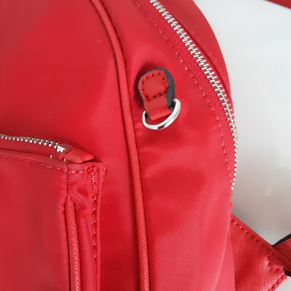 Guess Red Nylon Backpack "Rock Beat" - Picture 3 of 8